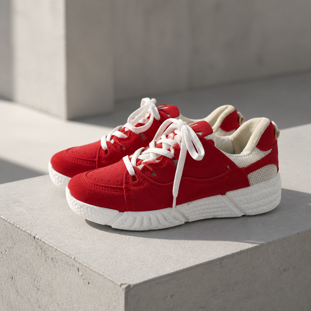 NWOB Girls Lace up Sneakers Size EU37 US 5- 5.5